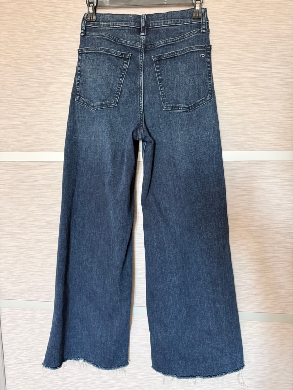 rag & bone Serena High Waist Wide Leg Jeans (Dark Wash) in sz. 25 - Picture 7 of 14